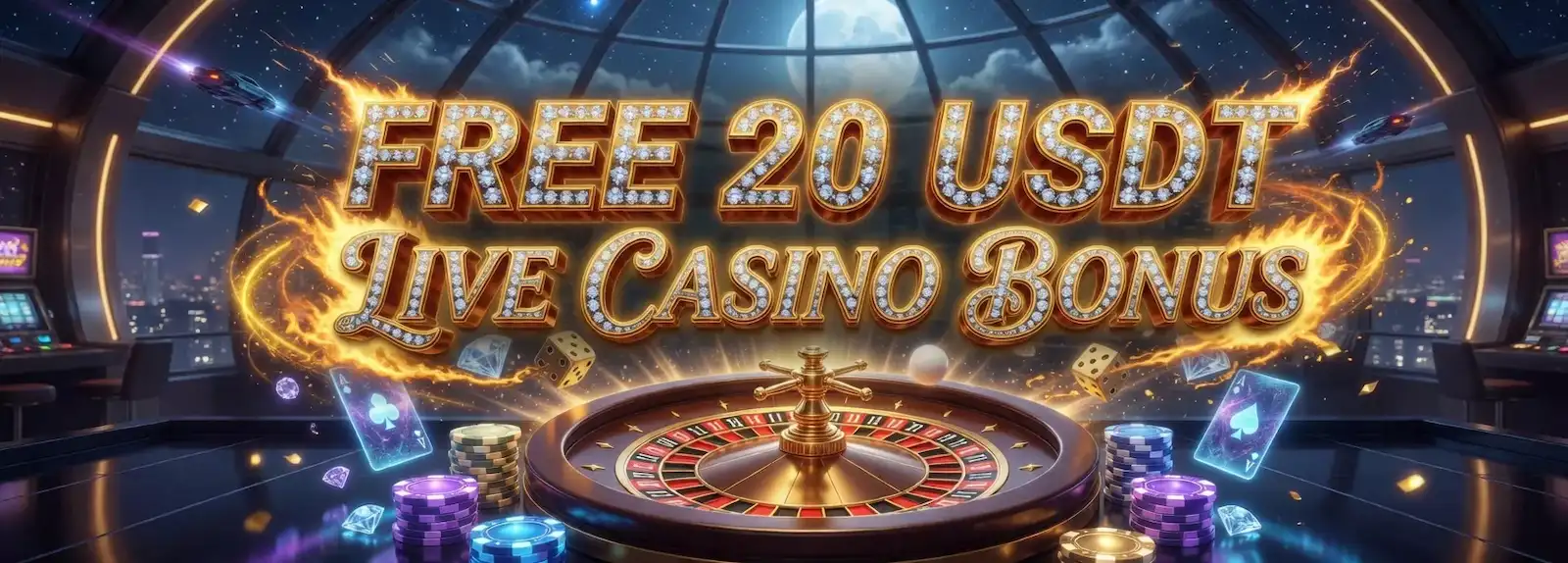 LIVE Casino First Sign-Up Bonus &ndash; Get 20 USD FREE!